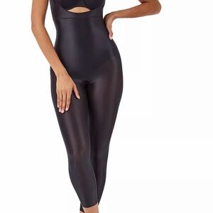 SPANX Suit Your Fancy Open Bust Shape Firm Control Shapewear Catsuit Womens Sz M